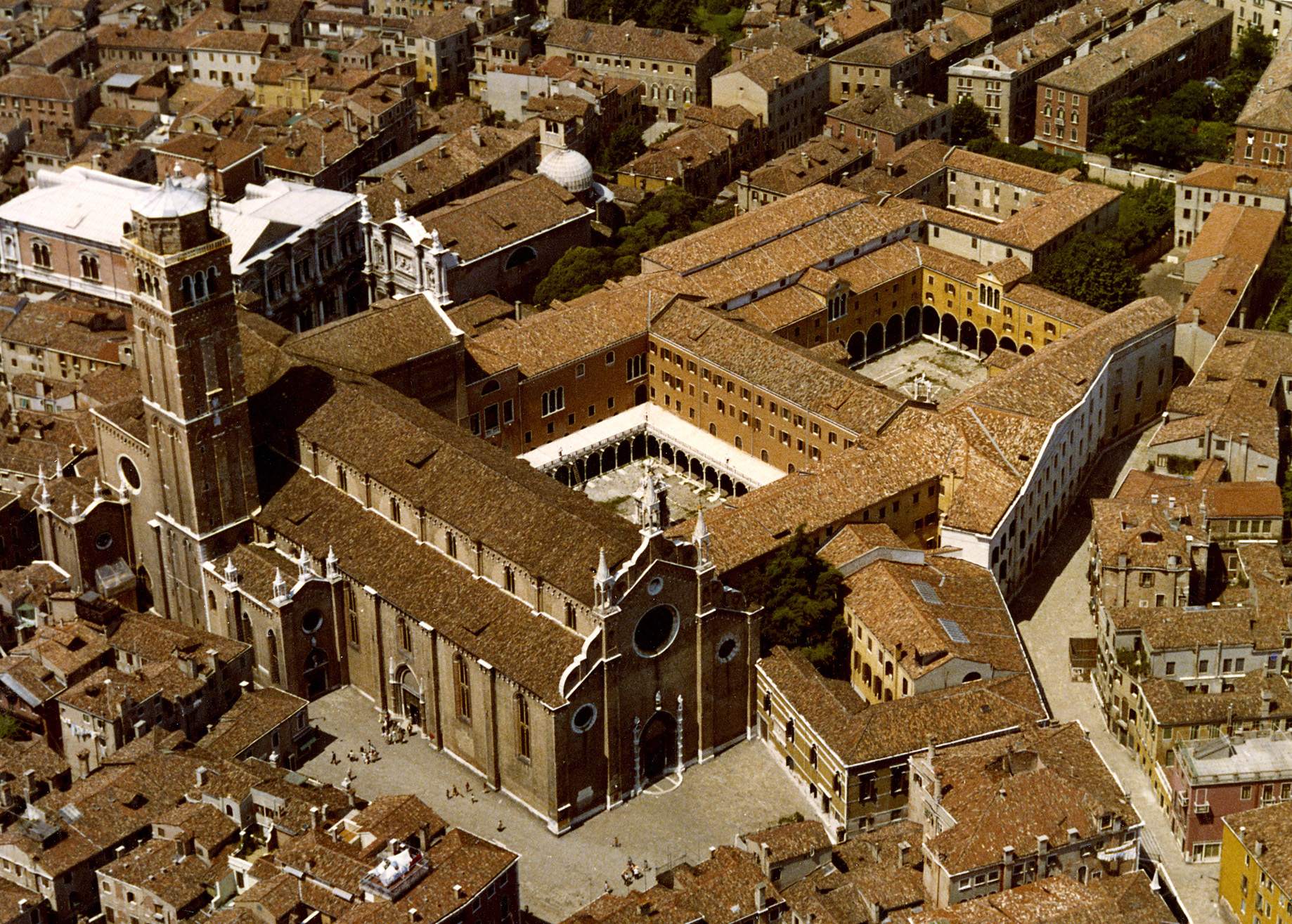 Foto aerea dell'Archivio di Stato di Venezia